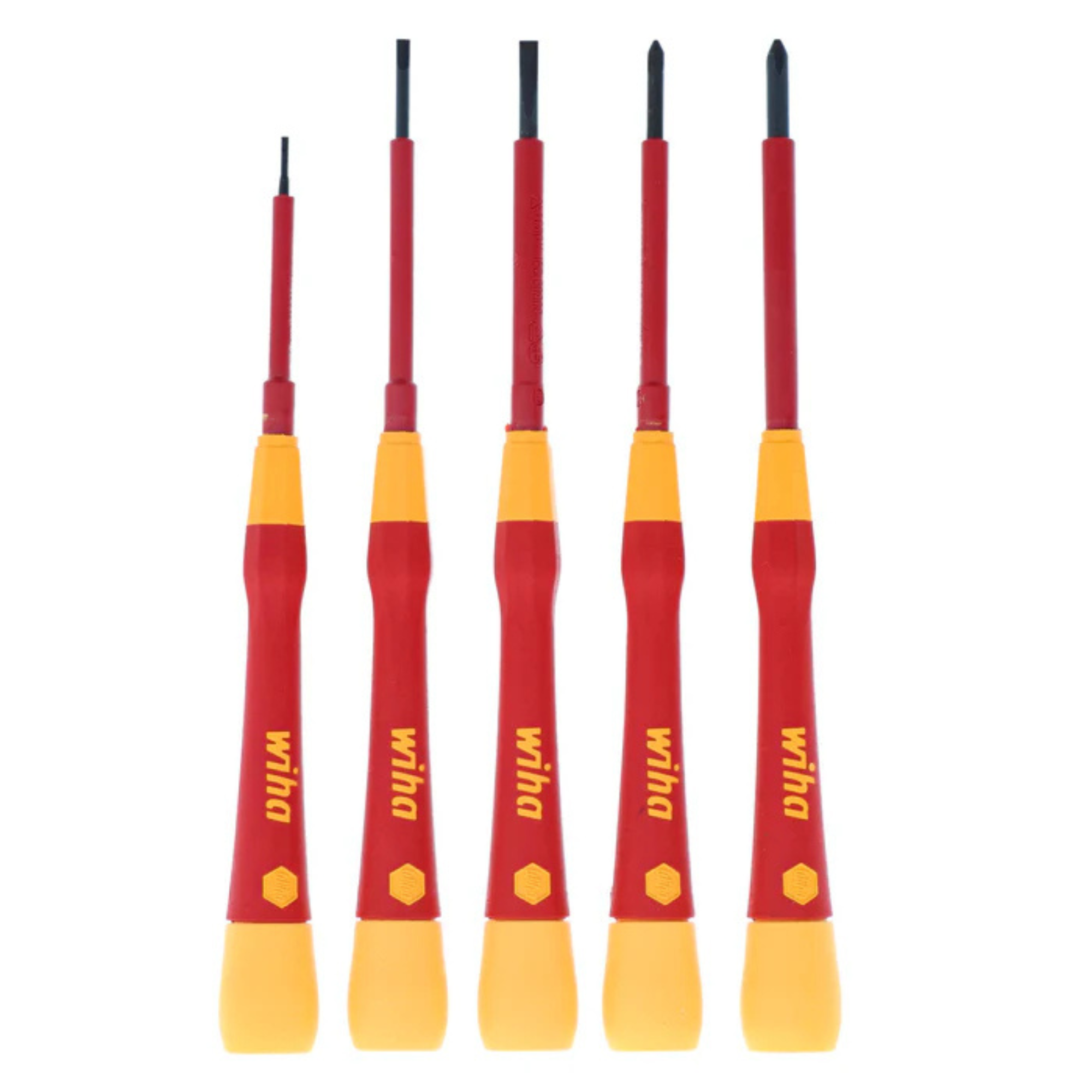 Wiha 5 Piece Insulated PicoFinish Precision Screwdriver Set from GME Supply